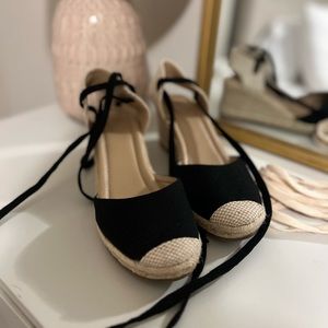 Espadrille Wedge Heels